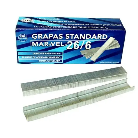 GRAPAS DE COBRE 24/6 X 1000PZS